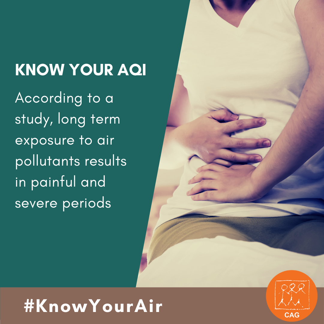 Air Quality Menstrual problems CAG